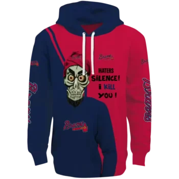 Atlanta Braves Achmed Skull Navy Hoodie – Official MLB Fan Gear