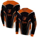 baltimore-orioles-futuristic-pattern-orange-black-hoodie-best-selling.webp