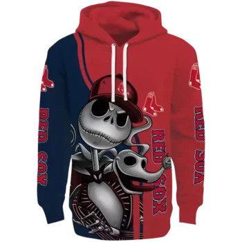 Boston Red Sox Jack Skellington Red Hoodie – MLB Fan Sweatshirt