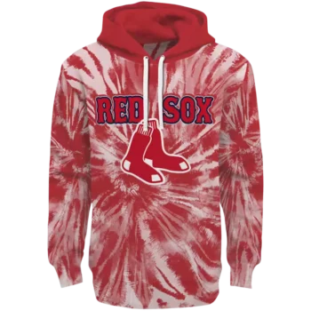 Boston Red Sox Red Tie Dye Hoodie – MLB Fans Sweatshirt