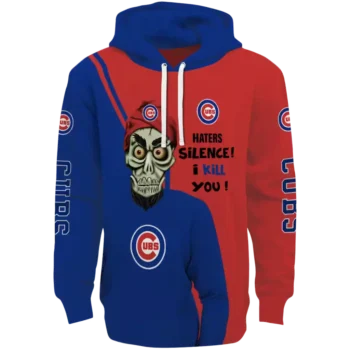 Chicago Cubs Blue Achmed Skull Hoodie – Official MLB Gear