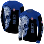 chicago-cubs-sugar-skull-blue-black-hoodie-best-selling.webp