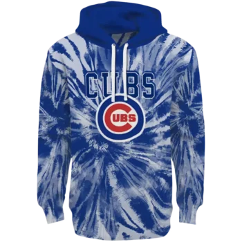 Chicago Cubs Blue Tie Dye Hoodie – MLB Licensed Apparel