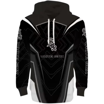 Chicago White Sox Black Hoodie with Futuristic Design