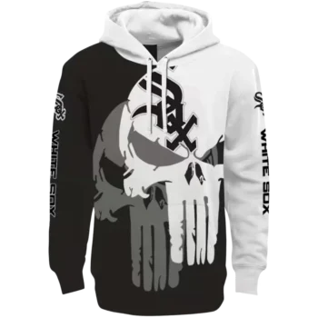 Chicago White Sox Punisher Hoodie Black & White – MLB Apparel