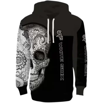 Chicago White Sox Sugar Skull Hoodie – Black, Stylish MLB Gear