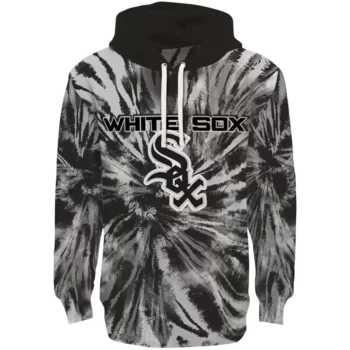 Chicago White Sox Black Tie Dye Hoodie – Stylish MLB Fan Gear