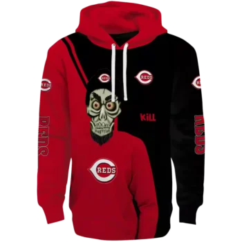 Cincinnati Reds Achmed Skull Red Hoodie – Official MLB Apparel