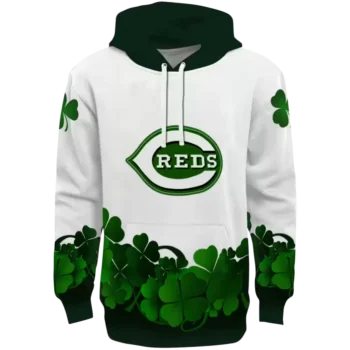 Cincinnati Reds Green White Hoodie – Lucky Motif Design