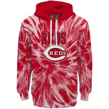 Cincinnati Reds Red Tie Dye Hoodie – Official MLB Fan Gear