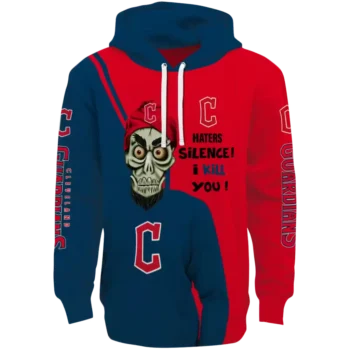Cleveland Guardians Navy Blue Achmed Skull Hoodie - Men’s Fan Gear