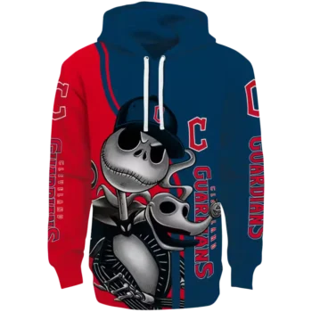 Cleveland Guardians Jack Skellington Navy Hoodie – MLB Fan Gear