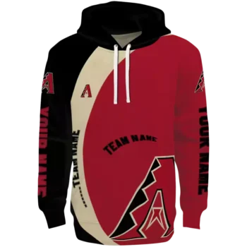 Arizona Diamondbacks Hoodie - Custom Red & Black Minimalist Design