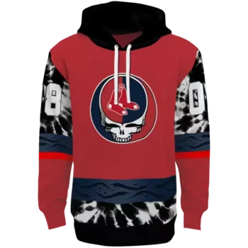 Custom Boston Red Sox Grateful Vibes Red Hoodie – Fan Apparel