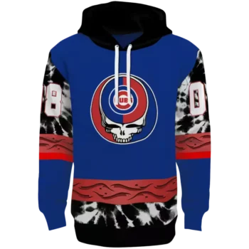 Chicago Cubs Custom Blue Hoodie – Grateful Vibes Design