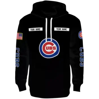 Chicago Cubs Punisher Skull Hoodie – Custom Black Sweatshirt