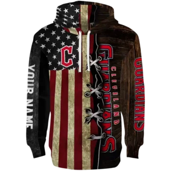Cleveland Guardians Custom Hoodie | American Pride Sweatshirt