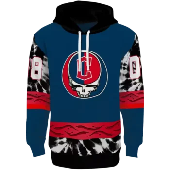 Cleveland Guardians Navy Blue Hoodie – Custom Grateful Vibes Design