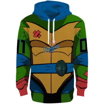 Los Angeles Dodgers Superhero Armor Hoodie – Blue Green Custom