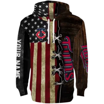 Minnesota Twins American Pride Custom Hoodie – Fan Apparel