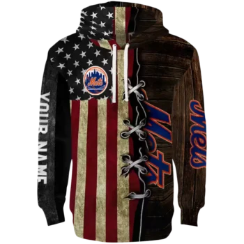 New York Mets Custom American Pride Hoodie – MLB Fan Gear