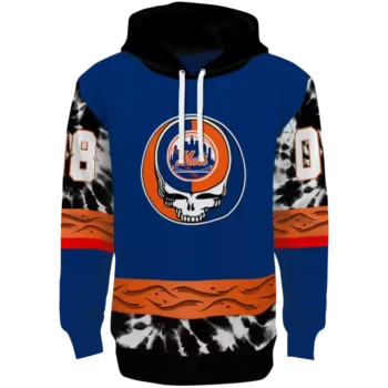 New York Mets Blue Hoodie – Custom Grateful Vibes Design