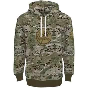 Custom New York Yankees Military Hoodie – Men's Tactical Style Sweatshirt