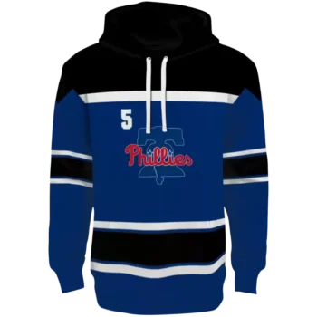 Philadelphia Phillies Blue Striped Custom Hoodie – Men’s & Women’s