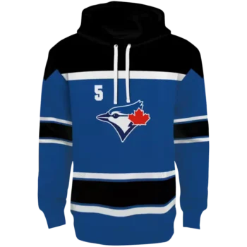 Toronto Blue Jays Custom Blue Striped Hoodie – Stylish Fan Pullover