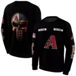 customized-arizona-diamondbacks-punisher-skull-black-hoodie-best-selling.webp