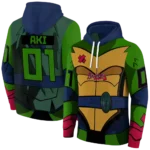 customized-atlanta-braves-superhero-armor-navy-green-hoodie-best-selling.webp