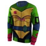 customized-atlanta-braves-superhero-armor-navy-green-hoodie-best-selling.webp