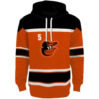 Baltimore Orioles Orange Striped Hoodie – Custom Team Sweatshirt