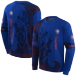 customized-chicago-cubs-deer-silhouette-blue-hoodie-best-selling.webp