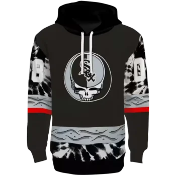 Custom Chicago White Sox Grateful Vibes Black Hoodie