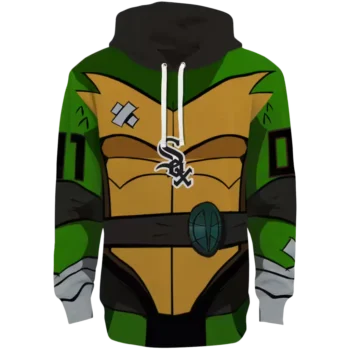 Chicago White Sox Superhero Armor Hoodie – Custom Black Green