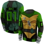 customized-chicago-white-sox-superhero-armor-black-green-hoodie-best-selling.webp