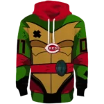 customized-cincinnati-reds-superhero-armor-red-green-hoodie-best-selling.webp