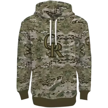 Colorado Rockies Military Hoodie – Customizable Style & Fit