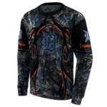 customized-detroit-tigers-hunting-theme-navy-black-hoodie-best-selling.webp