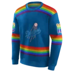 customized-los-angeles-dodgers-rainbow-stripes-blue-hoodie-best-selling.webp