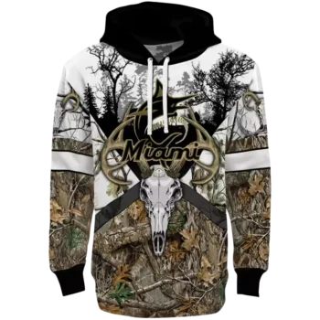 Miami Marlins Forest Silhouette Custom Hoodie – Personalized Gear
