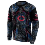 customized-minnesota-twins-hunting-theme-navy-black-hoodie-best-selling.webp