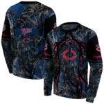 customized-minnesota-twins-hunting-theme-navy-black-hoodie-best-selling.webp