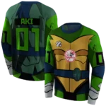 customized-new-york-yankees-superhero-armor-navy-green-hoodie-best-selling.webp