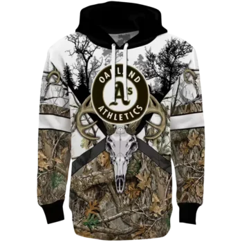 Oakland Athletics Forest Silhouette Custom Hoodie - Personalized Gear