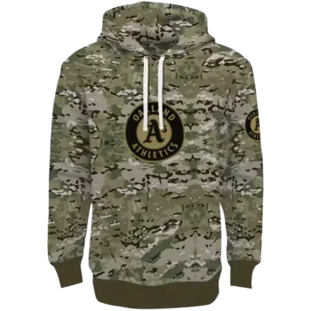 Oakland Athletics Military Style Custom Hoodie – Personalized Gear