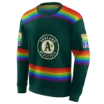 customized-oakland-athletics-rainbow-stripes-green-hoodie-best-selling.webp