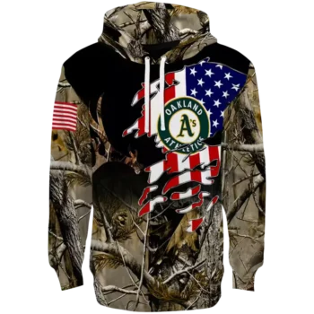 Oakland Athletics Custom Tree Camo Hoodie – MLB Apparel