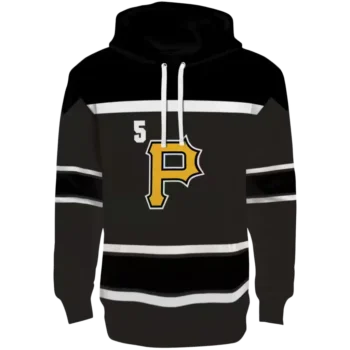 Pittsburgh Pirates Black Striped Custom Hoodie - MLB Fan Gear
